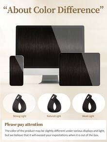 Tape In Hair Extensions 100% Human Hair #NC Natural Black Straight Style In 14-22 Inch Lengths Extensions Silky Seamless Invisible Top Quality Thick Ends Healthy Human Hair Extensions 50g/Pack For Thin Hair And Salon Use - Natural Black - View 10