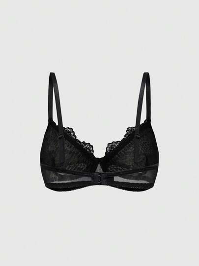 Grunge Punk Soutien-gorge brassière à armatures en maille imprimé léopard punk sombre Y2K perlé