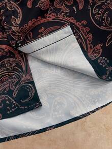 Manfinity VCAY Bộ áo sơ mi dài tay họa tiết Paisley Bohemian cổ điển và quần cạp chun cho nam đi làm hàng ngày đi tiệc - Nhiều màu - Xem 3