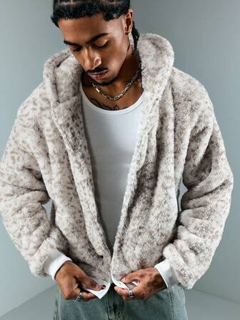 Street Life Herren umkehrbarer Fleece-Kapuzenpullover