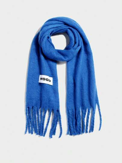 MISSGUIDED Classic Fringed Winter Scarf With Soft Texture And Elegant Design For Cold Weather Layering