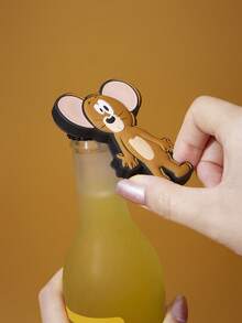 TOM & JERRY X SHEIN Magnet Kulkas Berbentuk Hewan yang Menarik, Dekorasi Bagus untuk Kulkas, Pembuka Botol, Cocok untuk Dapur dan Papan Tulis Kantor - MultiWarna - View 2