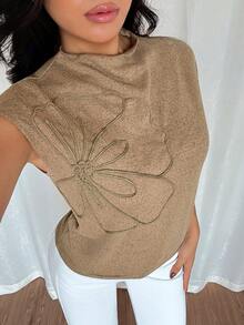 Áo len cổ tròn thêu thủ công thanh lịch dành cho nữ, thiết kế thời trang và đa năng, phù hợp cho các buổi hẹn hò, tiệc tùng và tiệc tùng vào đầu mùa thu - Nhiều màu - Xem 4