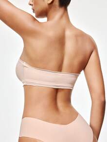 SHAPORA Áo ngực nữ EasyComfort thời trang mùa thu thoải mái, dễ chịu, không đường may, màu da - Màu be - Xem 3