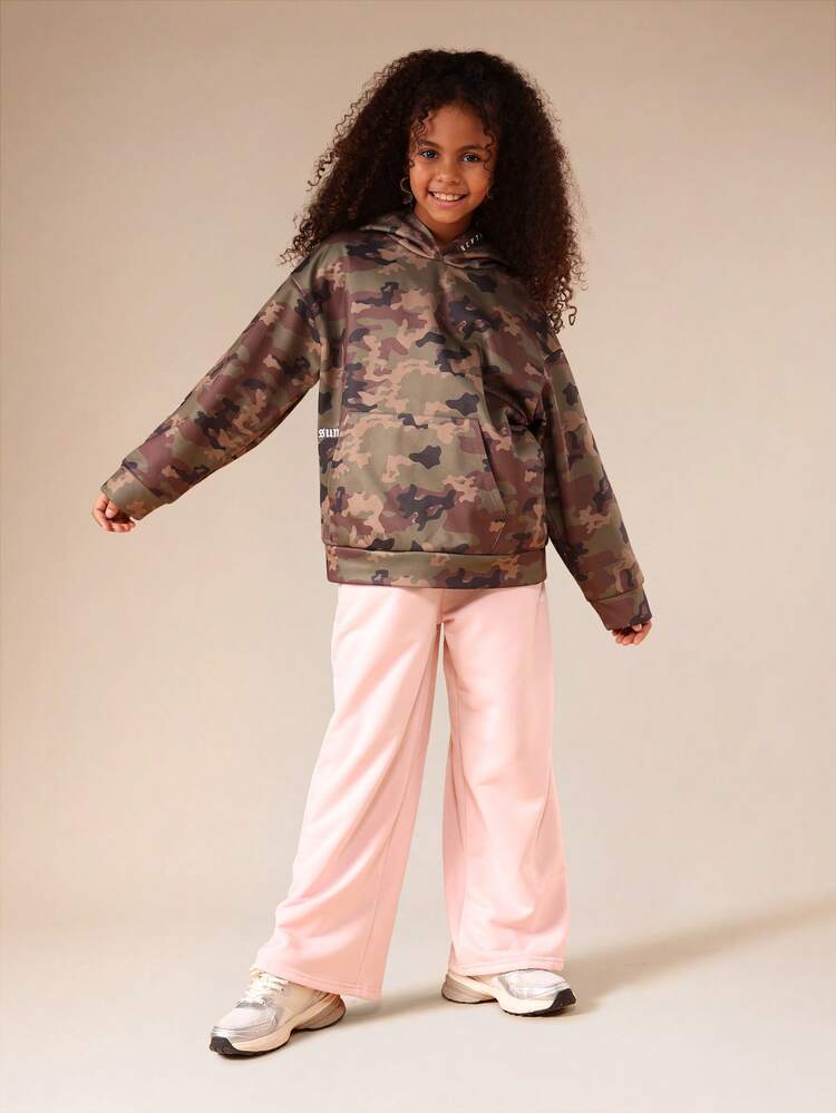 Oversized Camouflage Hoodie