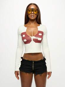 SUMWON WOMEN Distressed Denim Hot Pants With Frayed Hem And Zip Front Closure For Summer Festival Casual Wear