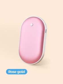 Teckwe 双面加热暖手宝，可充电便携式口袋暖手宝，持久保暖，冬季户外露营必备