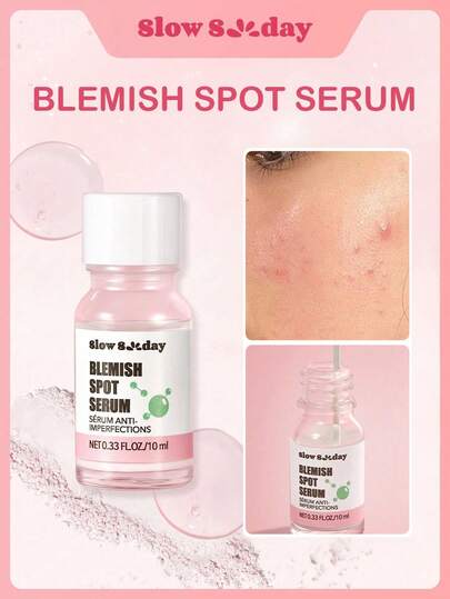 Suero para manchas de domingo lento, ácido salicílico, anti-imperfecciones, desbloquea los poros y reduce el exceso de grasa, mejora los puntos negros y los granos, estilos acogedores de otoño e invierno, adecuado para otoño e invierno, Y2K, para Halloween, fiestas y regalos, Acción de Gracias y Año Nuevo, regalo de agradecimiento, para Navidad, regalos de Navidad