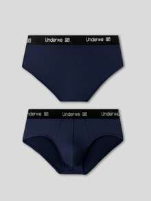 5件装男士字母腰带休闲三角裤 - 彩色 - 查看 5