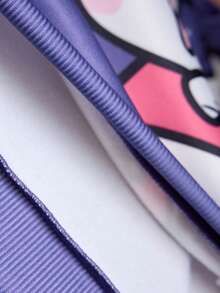 HELLO KITTY AND FRIENDS | SHEIN 少女休闲卡通图案圆领落肩卫衣，秋季