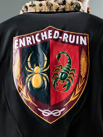 Street Life Manteau matelassé zippé à imprimé léopard mode et chaud pour homme, hiver