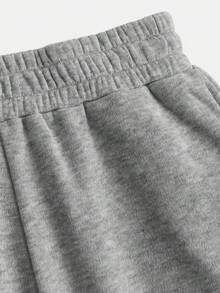 Girlism Quần nỉ ống loe cho bé gái tuổi mới lớn - Màu Xám nhạt - Xem 4