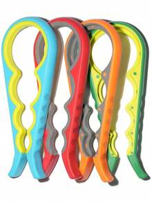 1/2pcs Multifunctional 4-In-1 Jar Opener,Jar Gripper,Lid Opener,Can Opener,Bottle Opener, Easy To Use For Children, Elderly- Kitchen Gadget For Easy Access To Jars And Cans, Efficient Convenient Time-Saving Can Opener Tool - Multicolor - View 10