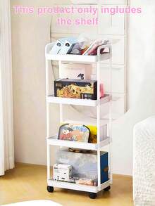 1 Kệ lưu trữ di động nhiều tầng có bánh xe, xe đẩy tay đa chức năng, kệ đựng đồ chơi trẻ em, giá sách tối giản, kệ đựng đồ ăn nhẹ, kệ đựng mỹ phẩm trên bàn trang điểm, kệ đựng dụng cụ nhà bếp, xe đẩy phục vụ bằng nhựa đa chức năng, thích hợp cho phòng tắm, nhà bếp, phòng khách và phòng học, thích hợp cho việc lưu trữ và trang trí nhà cửa. - Nhiều màu - Xem 8