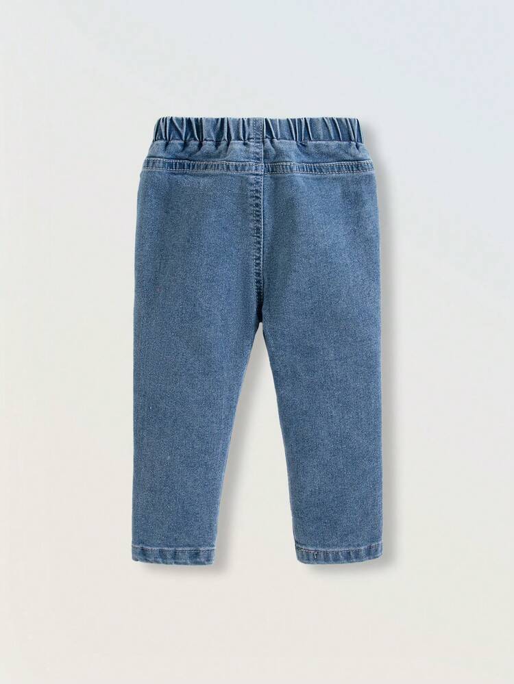 Jeans mit Sternenstickerei