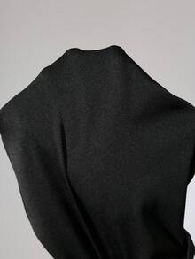 MaterniWear 办公室、商务孕妇工作服、孕妇工作裤、纯色高腰休闲口袋直筒宽松裤、黑色喇叭裤、孕妇装、孕妇裤、孕妇套装、孕妇连体裤 - 黑色 - 查看 9