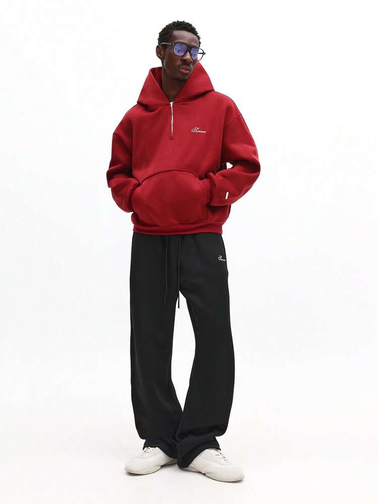 Textured Hoodie With Jogger Set