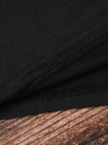 EMERY ROSE Camiseta de mujer de manga corta, cuello redondo y bloque de color, casual de verano - Multicolor - Ver 5