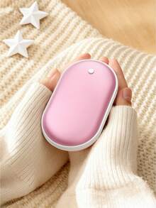 Teckwe 双面加热暖手宝，可充电便携式口袋暖手宝，持久保暖，冬季户外露营必备，圣诞礼物，暖手宝，男士礼物，圣诞袜填充物，可充电暖手宝 - 彩色 - 查看 2