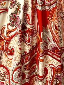 EMERY ROSE Women's Casual Paisley Print Mini Dress For Vacation - Multicolor - View 4