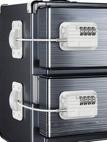 1/2 包冰箱密码锁，儿童及婴儿安全冰箱锁，带密码，保障儿童、幼儿及儿童安全，自粘式冷冻室锁，适用于橱柜、抽屉、烤箱、窗户