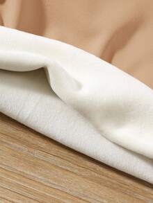 SHEIN 3 件套婴儿男童/女童休闲弹力舒适高领毛衣，保暖内衬，柔软，纯色，百搭秋冬 - 彩色 - 查看 4