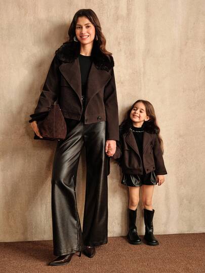 Anewsta Dziewczęca, obszerna marynarka z długim rękawem i klapami, wykonana z miękkiej i przyjaznej dla skóry tkaniny, łatwa do dopasowania, odpowiednia na codzienne spotkania, do szkoły, na zabawę, na zakupy, na wakacje itp.