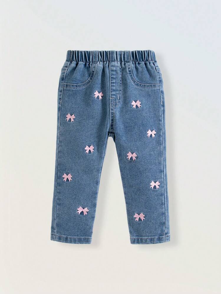 Jeans mit Sternenstickerei