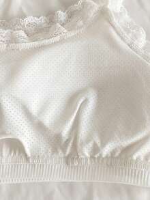 Tween Girl 花卉心形蕾丝边舒适文胸 - 彩色 - 查看 6