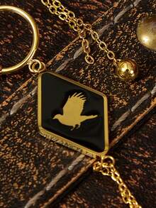 HARRY POTTER X SHEIN Pendientes de aro para mujer - Dorado - Ver 4