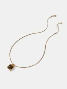 MOTF PREMIUM 女士吊坠项链 - 金黃色 - 查看 5