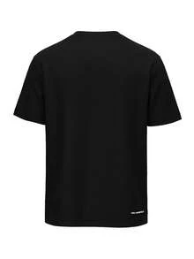 Karl Lagerfeld Ikon Graphic Men's T-Shirts Black - Black - View 2