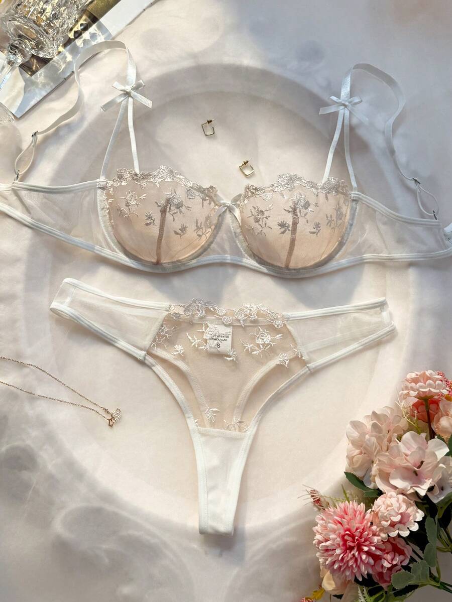 2件套浪漫可爱性感内衣套装