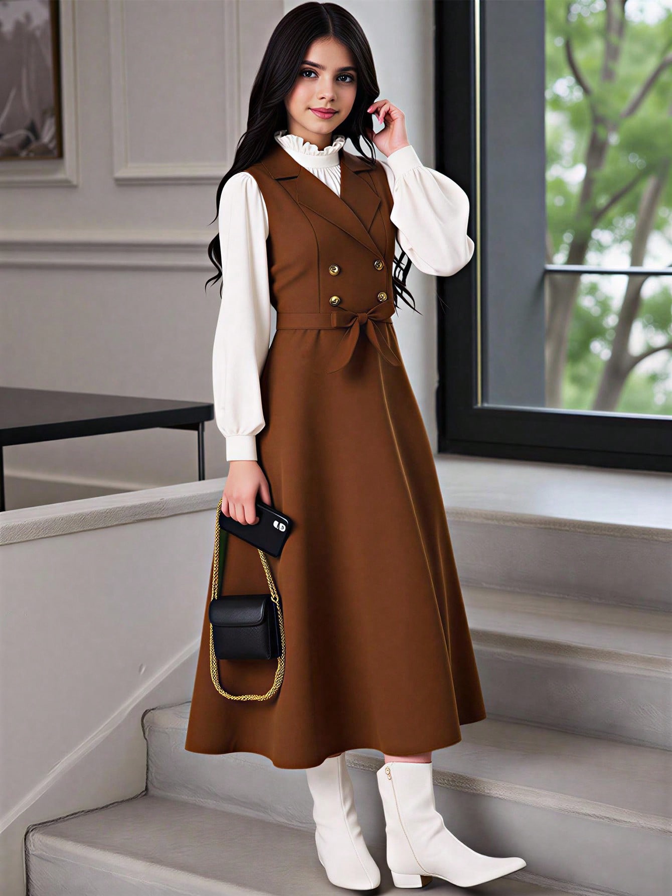 SHEIN قميص مجموعة للمراهقات