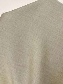 Bluhae 女士镂空长袖上衣和宽松直筒裤不对称系带腰部两件套 - 卡其色 - 查看 6