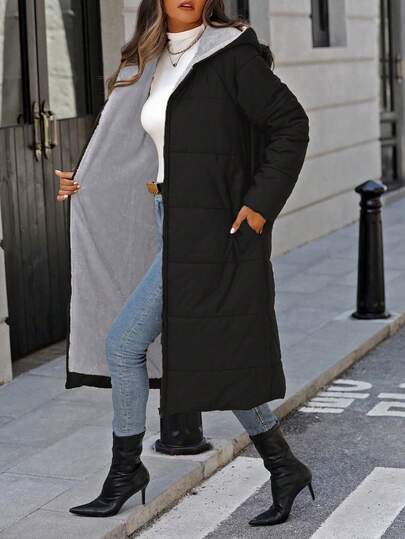 EMERY ROSE Women's Casual Everyday Zip-Up Hooded Jacket