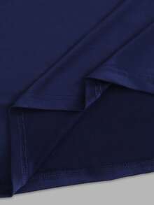 SHEIN Áo thun tay ngắn lệch vai đơn giản cho bé gái tuổi teen - Nhiều màu - Xem 3