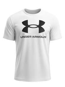 Under Armour Logo Men's Short Sleeve White - White/Black-100 - View 1