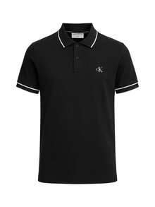 Calvin Klein Men's Polo Shirt Black - Black - View 4
