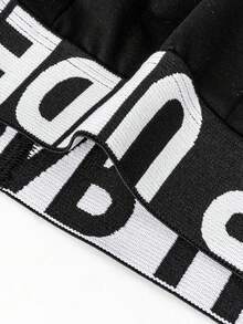 Men's Letter Waistband Casual Comfortable Boxer Briefs