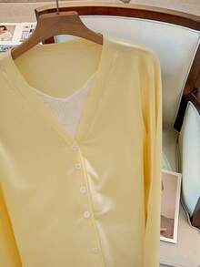 GlowEve CURVE 秋季大码休闲仿两件套长袖毛衣