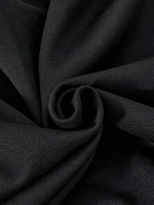 SHEIN Tween女孩秋季套裝 2件組圓領黑色粉色寬鬆圖案印花連帽衫＋寬腿褲套裝 可愛返校休閒運動賽車風 - 深灰色 - 查看 8