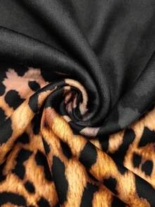 EMERY ROSE Damen Sweatshirt mit Leopard Muster und Ombré-Effekt, Rundhalsausschnitt und langen Ärmeln - Verschiedenfarbig - Übersicht 3