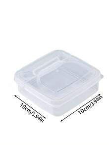 Cheese Dispensing Boxes For Refrigerator: Fruit Sealing Fresh - Keeping Boxes With Flip - Tops, Ideal For Butter Cubes Storage And Storing Onions, Garlic And Other Seasonings" - White - View 5