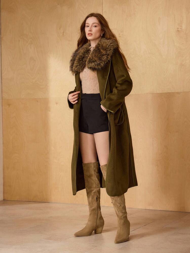 WOMEN'S NEW CHUNKY HIGH HEEL ROUND TOE OVER-THE-KNEE SLIM BOOTS, WINTER