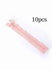 10 Pcs Resin Closed-End Zippers – Short Zippers For Clothing Pockets, Pencil Cases, Bags & Collars, DIY Handicraft Sewing Tools - 3# Resin Zipper - View 13