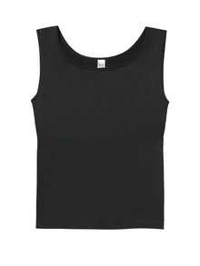 Manfinity Underwear&Sleepwear Basics Plus Size Men's Slimming Compression Top, Waist & Abdomen Fat Terminator, Adjustable Waist, Flattering Fit, Suitable For Daily Wear And Workout