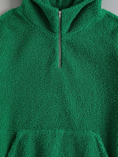 Street Life Sweat-shirt-shirt à capuche zippé sur le devant en polaire pour hommes, automne/hiver