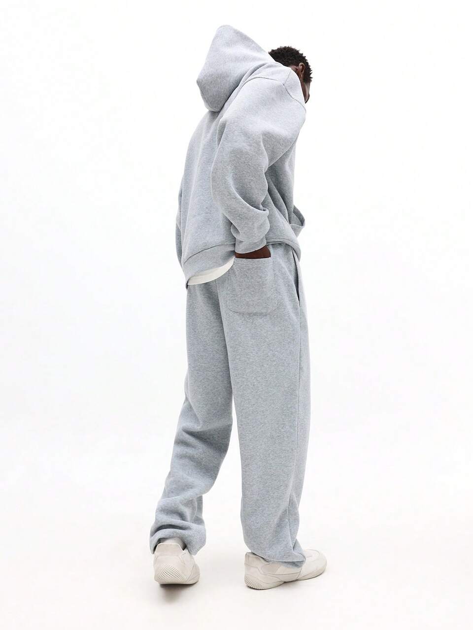 Ensemble sweat à capuche surdimensionné avec pantalon de survêtement assorti