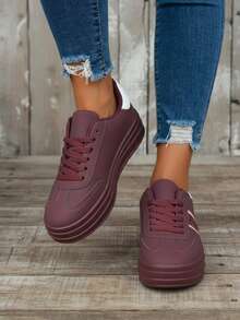 Women Tennis & Racquet Sport Shoes - Red Violet - View 2